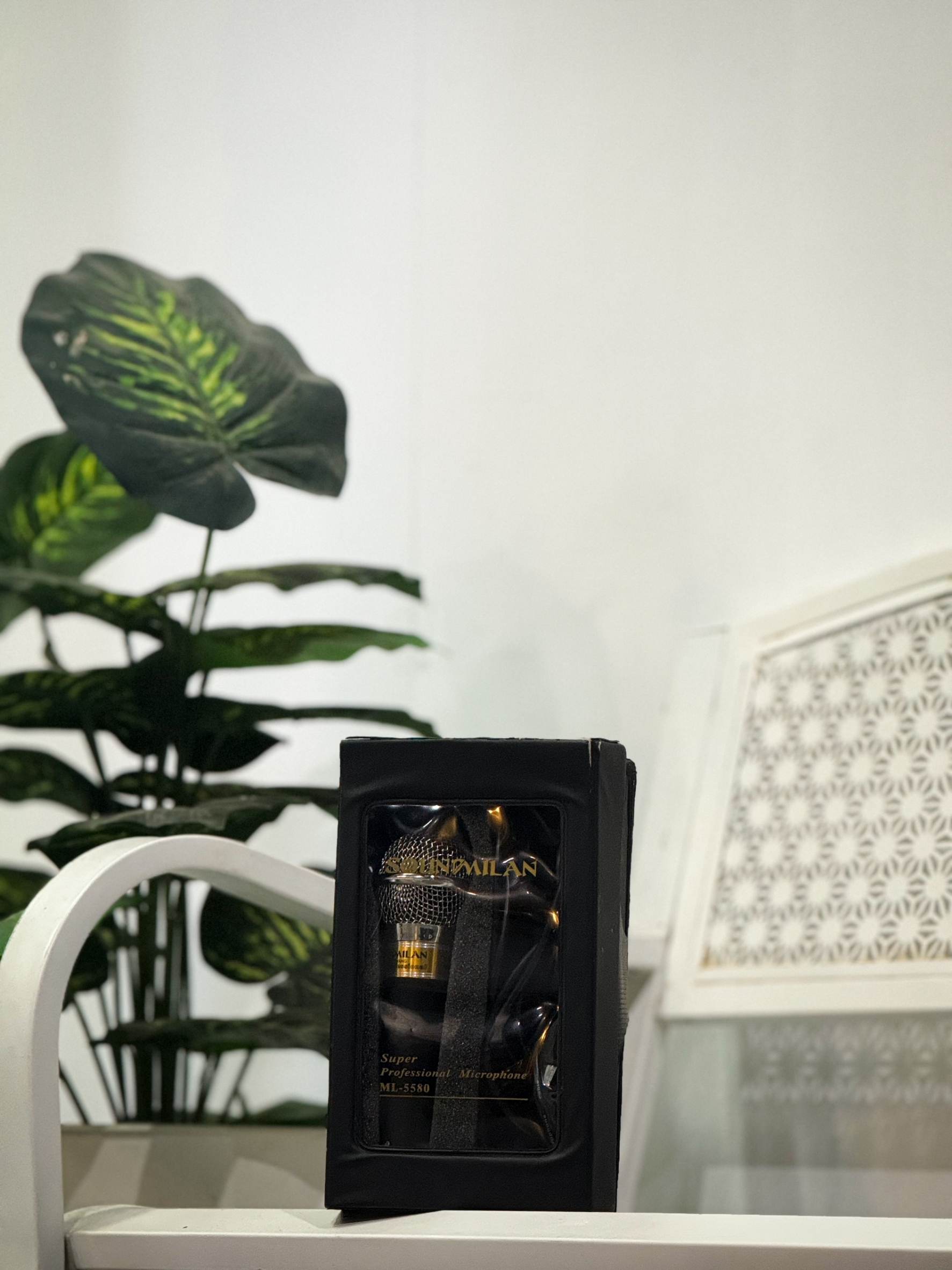 ไมโครโฟน Sound Milan ML-5580 ไมค์ วัสดุคุณภาพดี เสียงดี พร้อมสายสัญญาณ