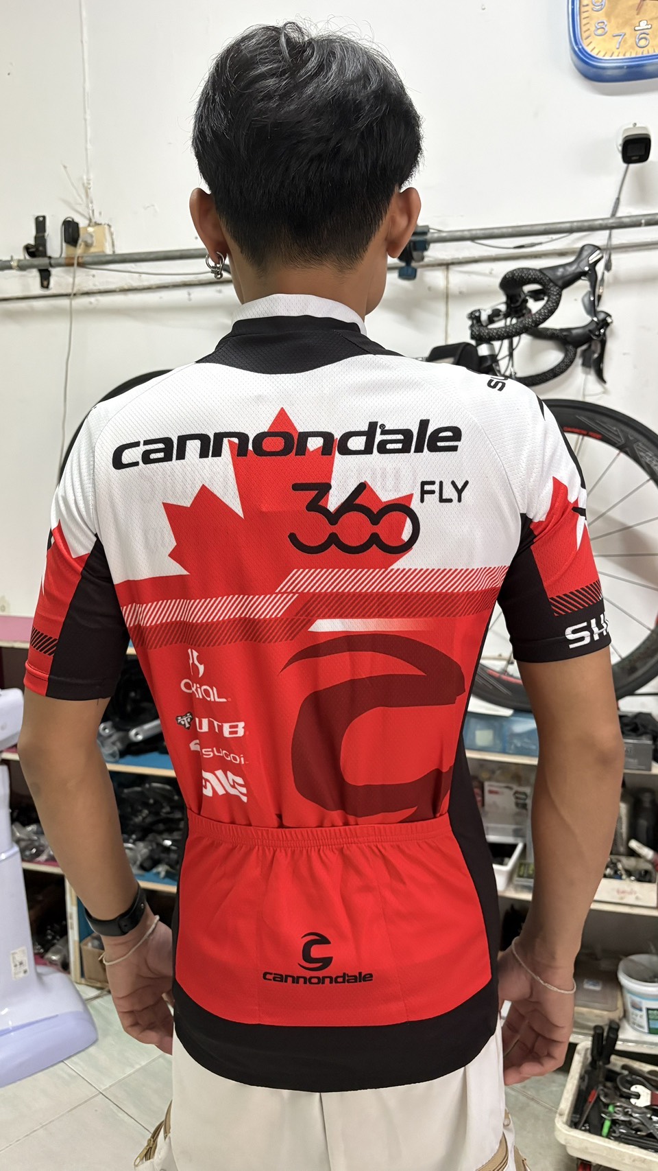 เสื้อปั่นจักรยาน Cannondale Size M