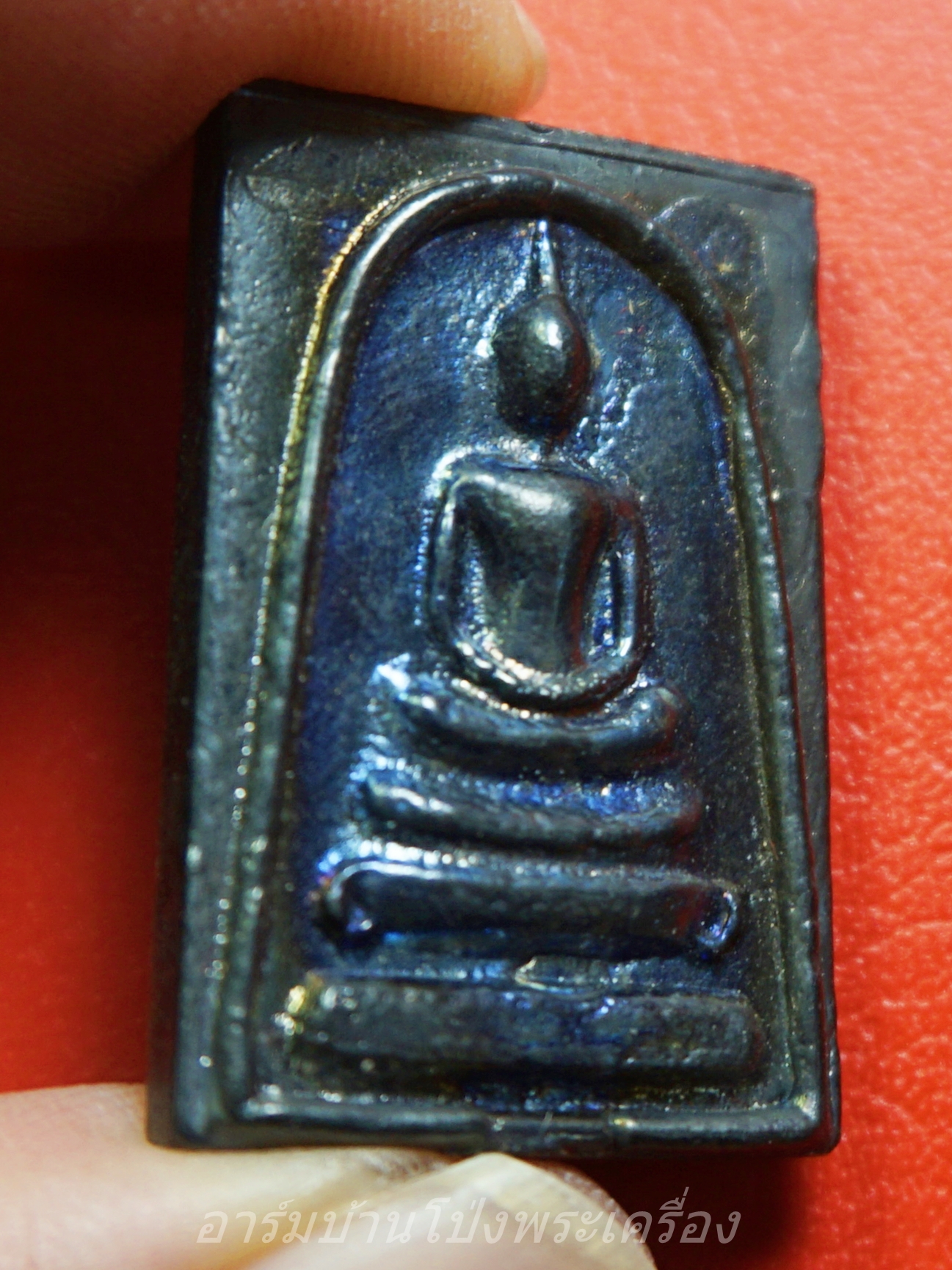พระสมเด็จ หลังยันต์ห้า เนื้อเมฆพัตร ไม่ทราบที่(องค์ที่1)