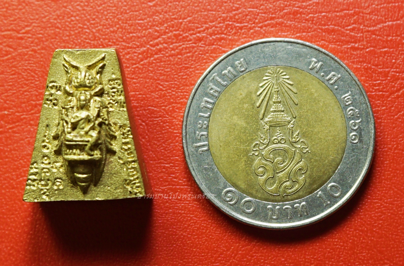 พญาต่อเงินต่อทอง หลวงพ่อจืด สำนักปฏิบัติธรรมโพธิ์เศรษฐี เนื้อฝาบาตร(องค์ที่1)