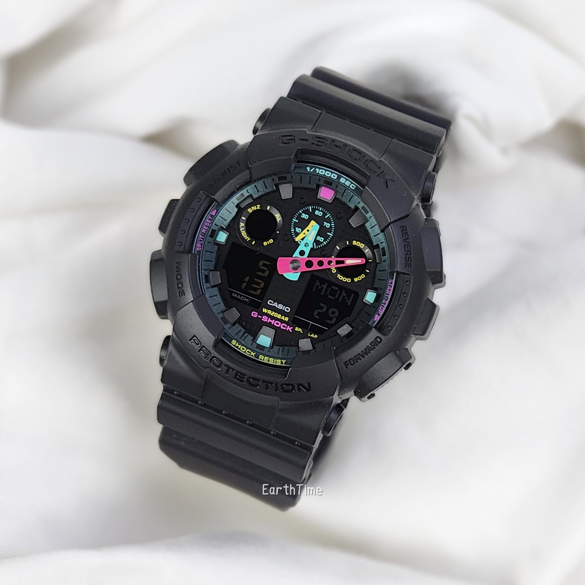 GA-100MF-1A l G-Shock Multi-Fluorescent Accents Series l G-SHOCK