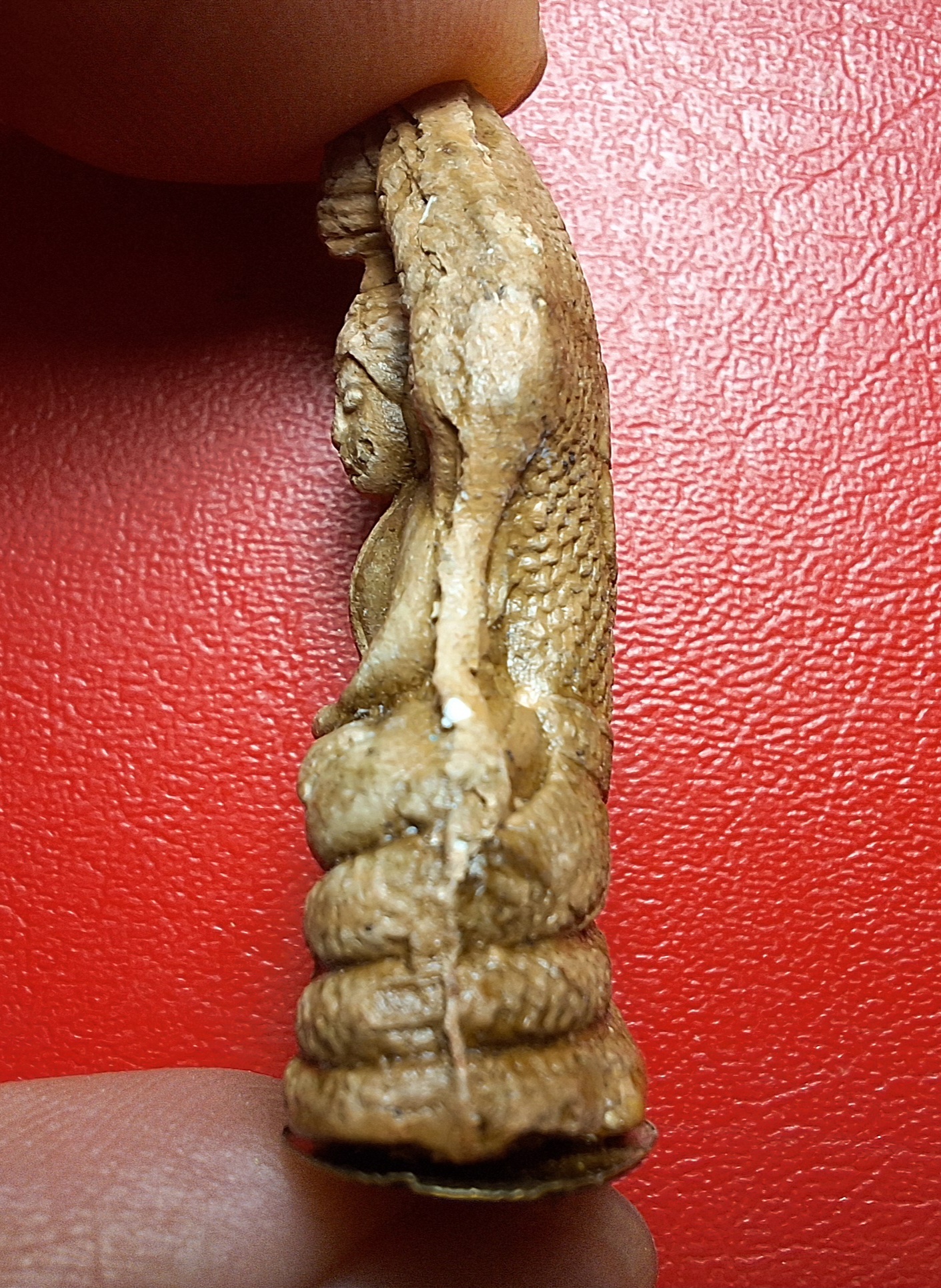 หลวงพ่อเขียว วัดเดิม จ.นครราชสีมา นาคปรกพิมาย เนื้อผง(องค์ที่1)