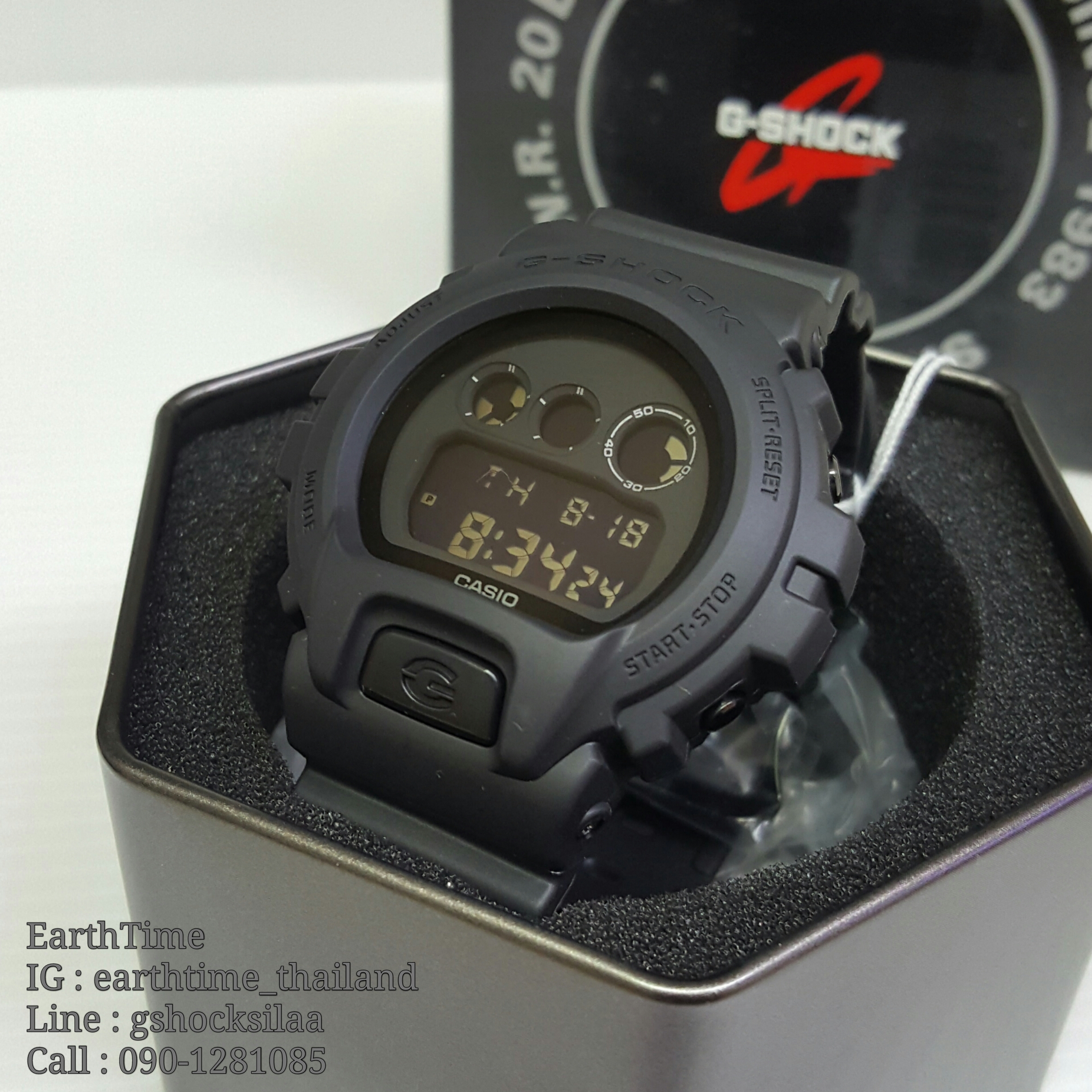 G-Shock ของใหม่แท้100% รับประกัน 1 ปี DW-6900BB-1DR