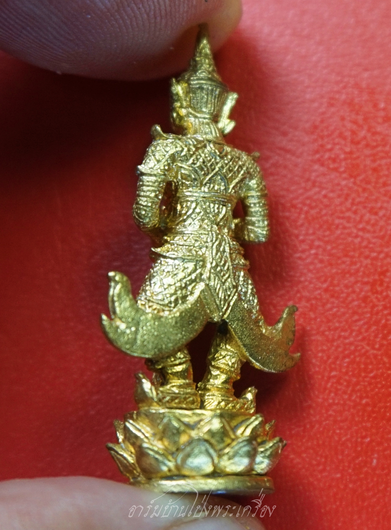 หลวงพ่อสอน วัดลาดบัวขาว ปี๒๕๕๓ ท้าวเวสสุวรรณ พิมพ์ใหญ่ เนื้อฝาบาตร โค๊ตดอกบัว เลข๑๐๔๓(องค์ที่1)