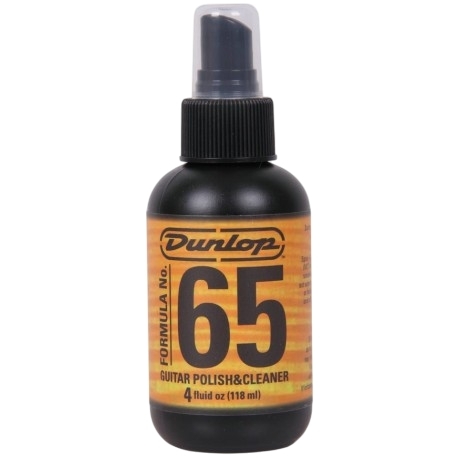 Dunlop น้ำยาทำความสะอาดบอดี้กีต้าร์ Formula 65 Polish and Cleaner ใช้งานง่าย น้ำยาเช็ดบอดี้กีต้าร์ - (1ขวด) - ของแท้