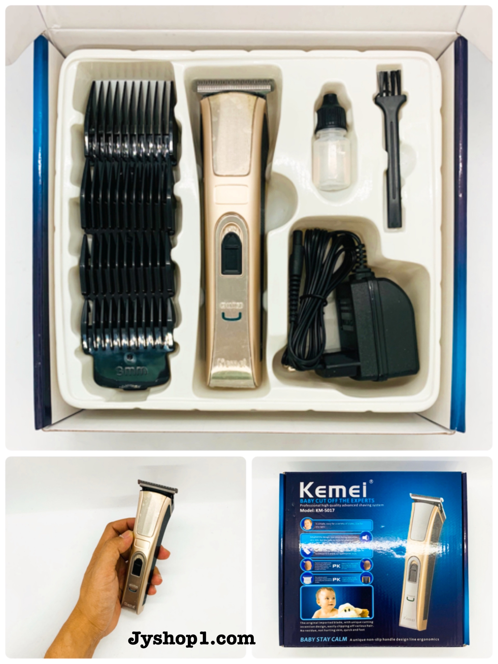 ปัตตาเลี่ยนไร้สาย Kemei KM-5017