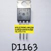 ขาย 2SD1163 ตัวถัง TO220 ยี่ห้อ HITACHI ฮิตาชิ TRANSISTOR ทรานซิสเตอร์ 2S D1163 ราคา ตัวละ . . . . . หน่วย บาท
