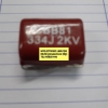 ขาย 0.33UF2000V 0.33UF2KV Cไมล่าร์MALARC334J2KV, C0.33UF2000V,C0.33UF2KVราคาตัวล่ะขนาดกว้าง22MMสูง15MM.ราคา ตัวละ หน่วย . . . . บาท