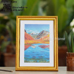 กรอบรูปใส่ใบประกาศ กรอบขนาดA4 DB862 สีทอง