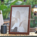 กรอบรูปใส่ใบประกาศ กรอบขนาดA4 DB893 กรอบสีโอ็ค