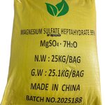 แมกนีเซียมซัลเฟต (MgSO4) แบบเกล็ด คริสตรัล 25 ก.ก. (จีน)