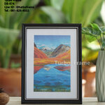 กรอบรูปใส่ใบประกาศ กรอบขนาดA4 DB874 สีดำ