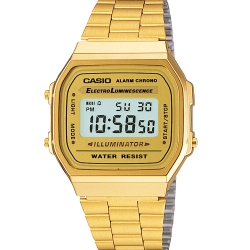 CASIO DATA BANK DIGITAL สี GOLD รุ่น A168WG-9