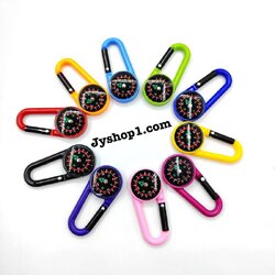 เข็มทิศ เข็มทิศพวงกุญแจ เข็มทิศคาราบิเนอร์ รุ่น 874 พร้อมส่ง ราคาถูก