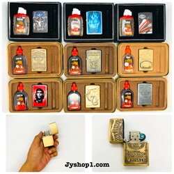 ไฟแช็ค Zippo ซิปโป้ แบบชุดพร้อมน้ำมัน หลายลาย