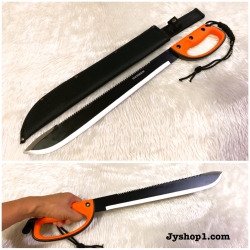 มีดยาว มีดเดินป่า Gerber ด้ามส้ม