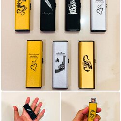 ไฟแช็ค ไฟแช็คไฟฟ้า USB แท่งเหลี่ยม