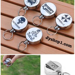 ￼พวงกุญแจ พวงกุญแจเชือกลวดเหล็ก แบบยืดได้ ป้องกันของหาย พร้อมส่ง ราคาถูก