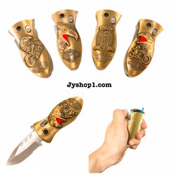 ไฟแช็ค ไฟฟู่ แบบมีดสปริง Harley