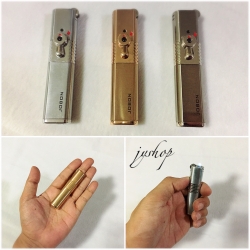 ไฟแช็คแบบไฟลอย Jobon ทรงแท่งสี่เหลี่ยม