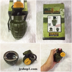 ไฟแช็ค ระเบิด ไฟฟู่ ที่เขี่ยบุหรี่ M26-A2 สีเขียว