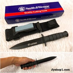 มีดเดินป่า มีดใบตาย Smith&Wesson Search&Rescue ใบ 2 คมกึ่งเลื่อย