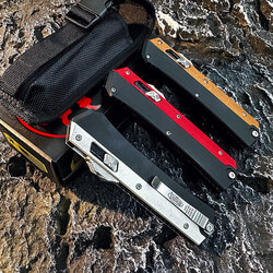 มีดสปริงตรง มีดพก Microtech M390 พร้อมส่ง ราคาถูก