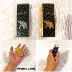 ไฟแช็ค ไฟแช็คไฟฟ้า USB ลายช้าง Thailand