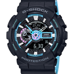 G-Shock Pearl Blue Neon Series ของใหม่แท้100% รับประกัน 1 ปี รุ่น GA-110PC-1ADR