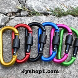 คาราบิเนอร์ พวงกุญแจ ขนาด 8 cm ทรง D พร้อมส่ง ราคาถูก