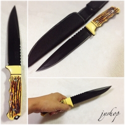 มีดใบตายด้ามเขากวาง 057