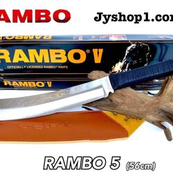 มีดเดินป่า มีดใบตาย แรมโบ้ 5