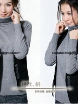 เสื้อคอเต่าผู้หญิง ขนกระต่ายผสมวูล ให้ความอุ่นได้ดีมาก