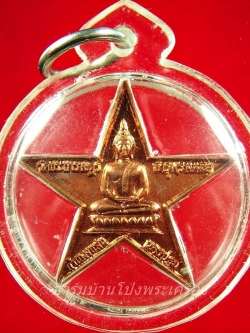 หลวงปู่แผ้ว วัดรางหมัน ดาวมงคลชัยพิมพ์ใหญ่ เนื้อทองแดง(องค์ที่1)