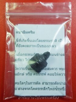 หลวงพ่ออุทัย วัดเกาะตาพุด เต่าแกะ จากโครตเหล็กไหลเขาอึมครึม(องค์ที่5)