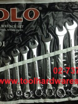 ประแจรวมยี่ห้อSOLO 14 ตัว/ชุด 8-26mm ราคา690บาท