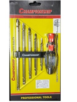 ไขควงช่างไฟ CHAMPIONSHIP ราคาขายส่ง 130บาท