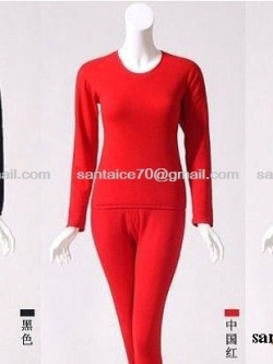 ลองจอนหญิงวูลพรีเมี่ยม แบบบุด้วยผ้าวูล (wool) ไว้ด้านใน พิเศษ สีม่วงและแดง