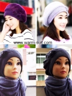 หมวกทอลายไหมพรม เก๋ ราคาพิเศษ