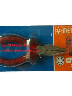 คีมปากแหลม 6นิ้ว ยี่ห้อMETA ราคา 65 บาท มีมาตรฐานISO