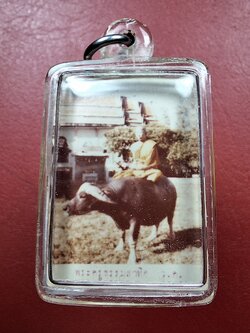 หลวงพ่อวัน วัดดอนคา รูปถ่าย ขนาดห้อยคอ(องค์ที่1)