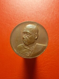 หลวงปู่มหาปิ่น ชลิโต วัดป่าพระธาตุเขาน้อย เหรียญกลม บล็อกกองกษาปณ์(องค์ที่9)