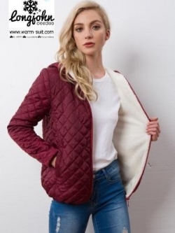 เสื้อโค้ทแขนยาว(ฮูด) บุขนเป็ดผสม+เสริมขนแกะด้านใน #1