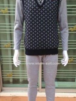 เสื้อกั๊ก เล่นลายข้าวหลามตัด 2 งานพรีเมี่ยม บุวูลด้านในตัวเสื้อ ให้ความอุ่นได้ดีเยี่ยม