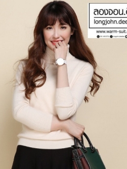 เสื้อกันหนาวแขนยาว ทอไหมพรม ผสมวูล % สูง(ใส่ได้ทั้งหญิง&ชาย)