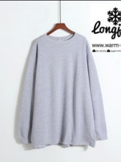 เสื้อกันหนาวแขนยาว บุวูลด้านใน(หญิง/ชาย)