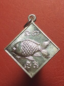 ปลาตะเพียน วัดดอนตูม รุ่นสอง เนื้อเงิน(องค์ที่5)