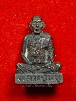 หลวงปู่หนู วัดทุ่งแหลม รูปหล่อ ๘๙ปี เนื้อทองเหลือง(องค์ที่2)