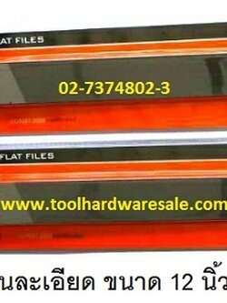 ตะไบแบนละเอียดพร้อมด้าม ขนาด 12นิ้ว PUMPKIN ราคาส่ง 160บาท