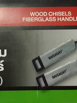 สิ่วลบเหลี่ยมไม้ด้ามไฟเบอร์ ขนาด 1 นิ้ว ใบสาเก